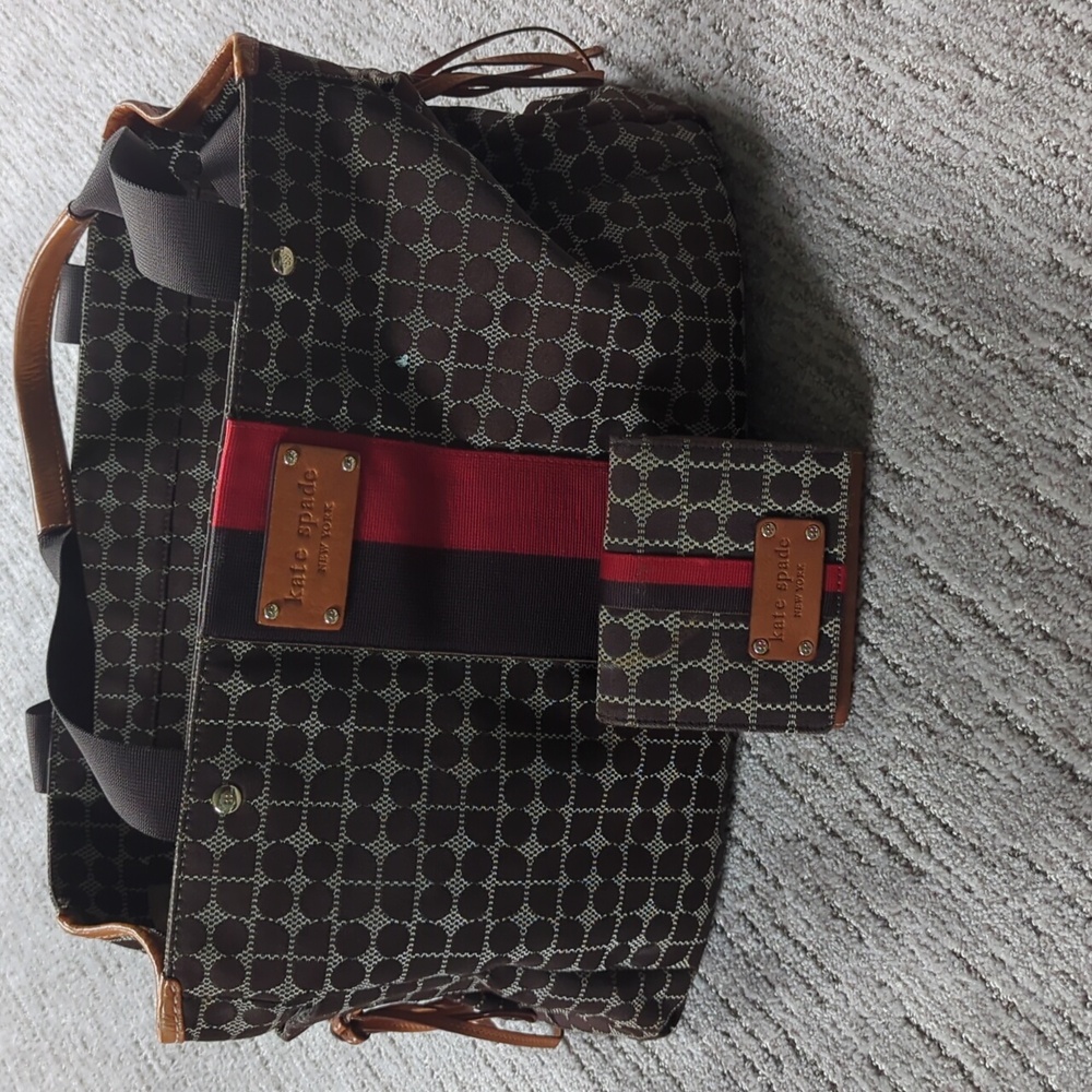 Kate Spade diaper bag/wallet